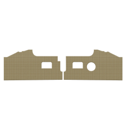 1971-1979 VW Bus & Crew Cab Kick Panels - Front - Tweed