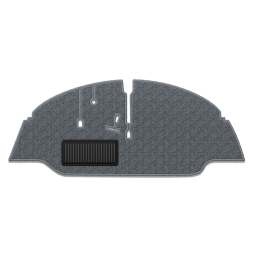 1955-1964 VW Bus Carpet Kit - Front - Bucket or Bench Seat - Charcoal Loop