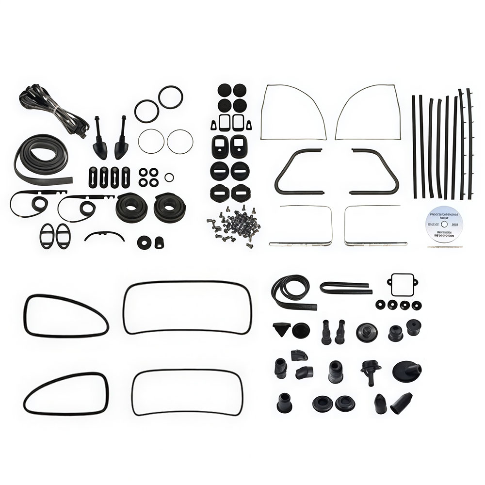 1964 VW Beetle Sedan or Sunroof Complete Car Rubber Kit