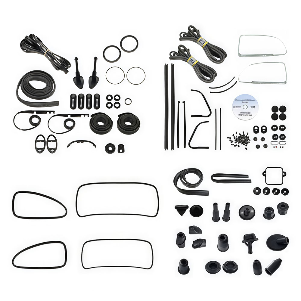 1966 VW Beetle Sedan or Sunroof Complete Car Rubber Kit