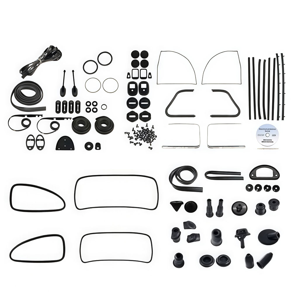 1962-1963 VW Beetle Sedan or Ragtop Complete Car Rubber Kit