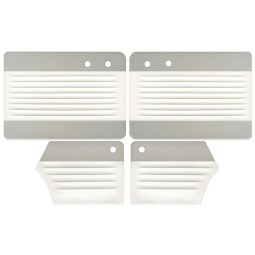 1965-1966 VW Beetle Convertible Door Panels - Front & Rear - Two-Tone