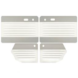 1973-1979 VW Beetle & Super Beetle Convertible Door Panels - Front & Rear - Two-Tone
