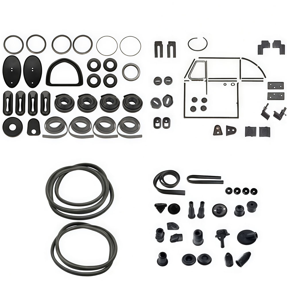 1955-1957 VW Beetle Convertible Complete Car Rubber Kit