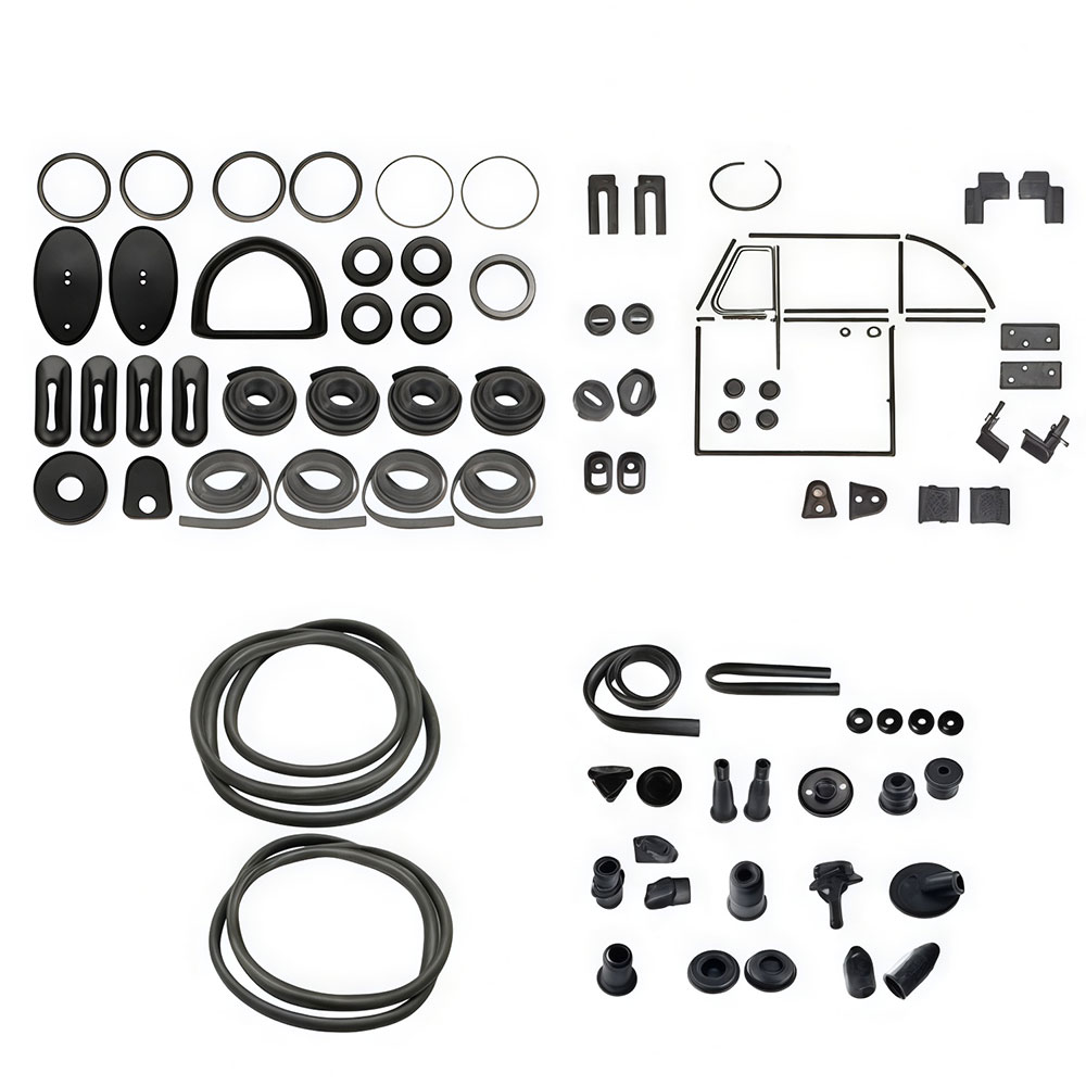 1954 VW Beetle Convertible Complete Car Rubber Kit
