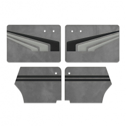 1949-1955 VW Beetle Convertible Door Panels - Front & Rear - Bladerunner Graphic