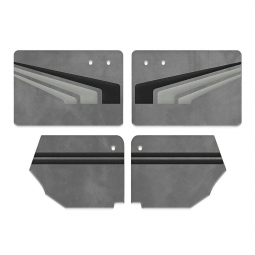1965-1966 VW Beetle Convertible Door Panels - Front & Rear - Bladerunner Graphic