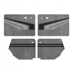 1967-1972 VW Beetle & Super Beetle Convertible Door Panels - Front & Rear - Bladerunner Graphic