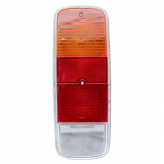 211000258 - 1972-79 VW Bus Tail Light Assembly - Red & Amber, Left