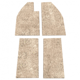 1956-1979 VW Beetle & Super Beetle Carpet Pad Kit - Front - 4 Piece