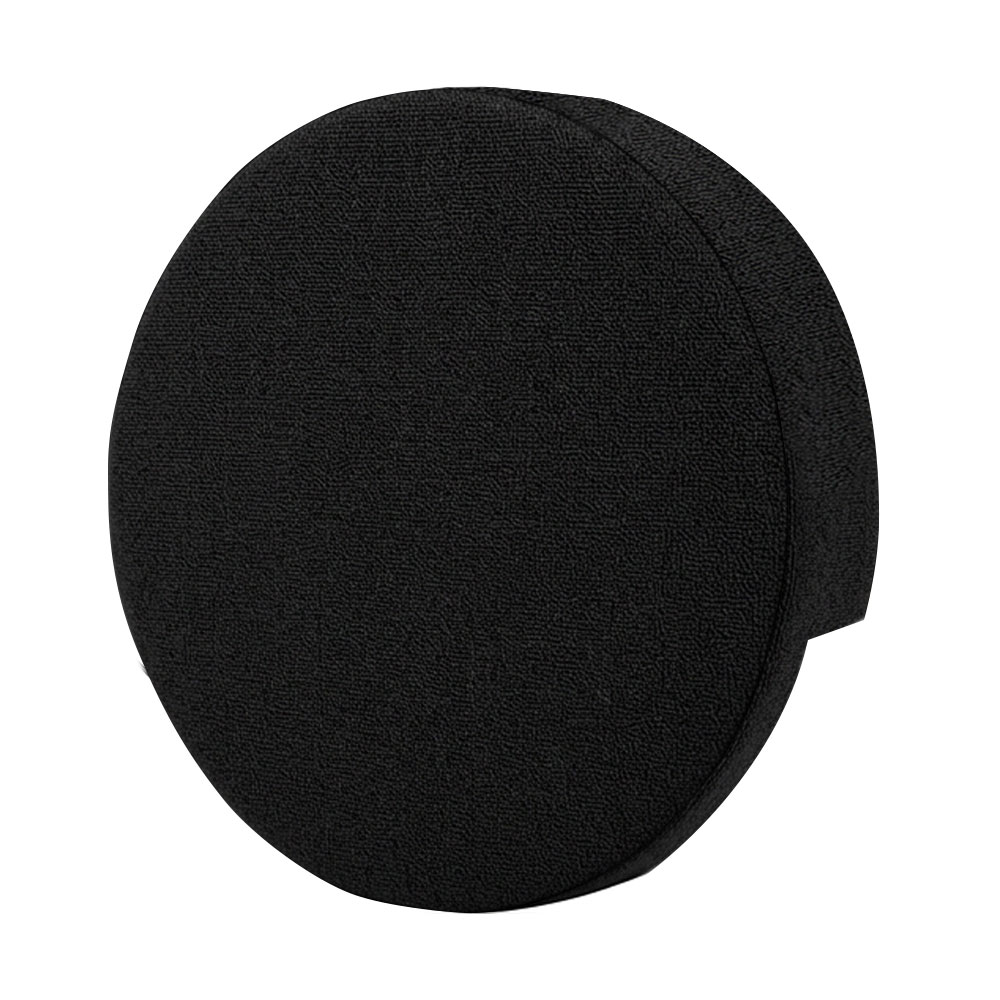 VW Tire Cover - Fits 185 X 14 Tires - Black Loop Carpet