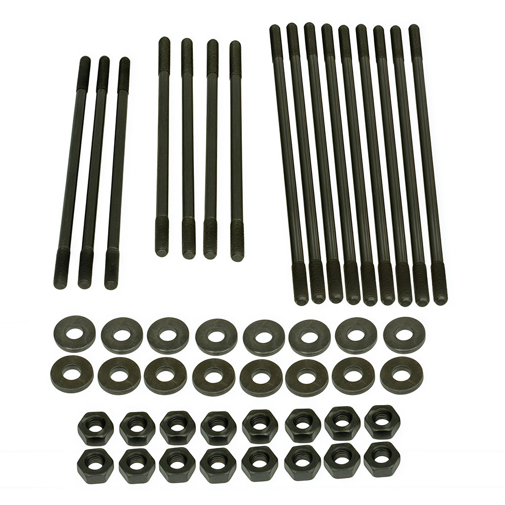 VW Case Stud Kit - Chromoly - 8mm - +12.7mm Length