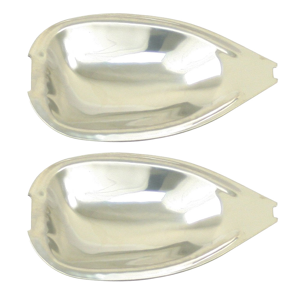 1968-70 VW Beetle Door Handle Guards - Stainless Steel