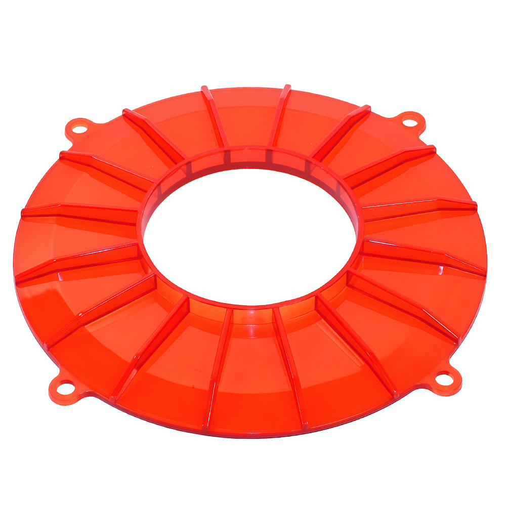 VW 12 Volt Alternator / Generator Backing Plate Cover - Red