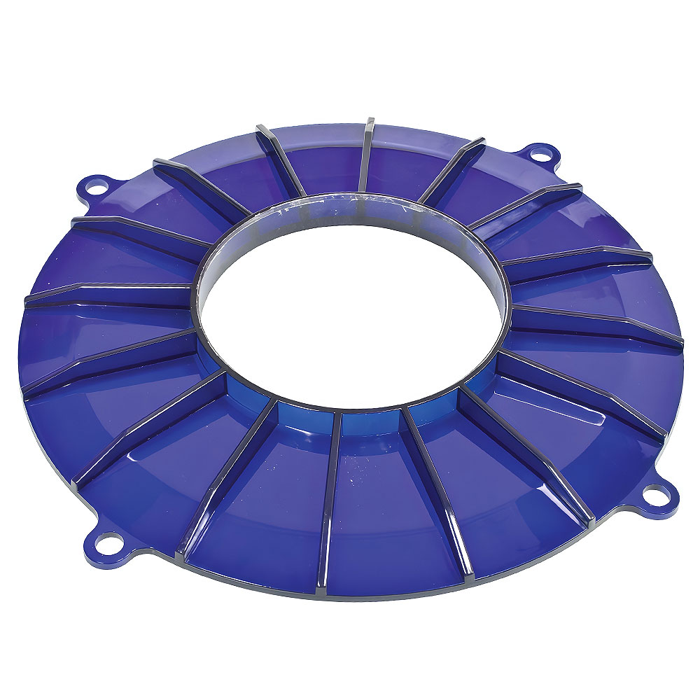 VW 12 Volt Alternator / Generator Backing Plate Cover - Blue