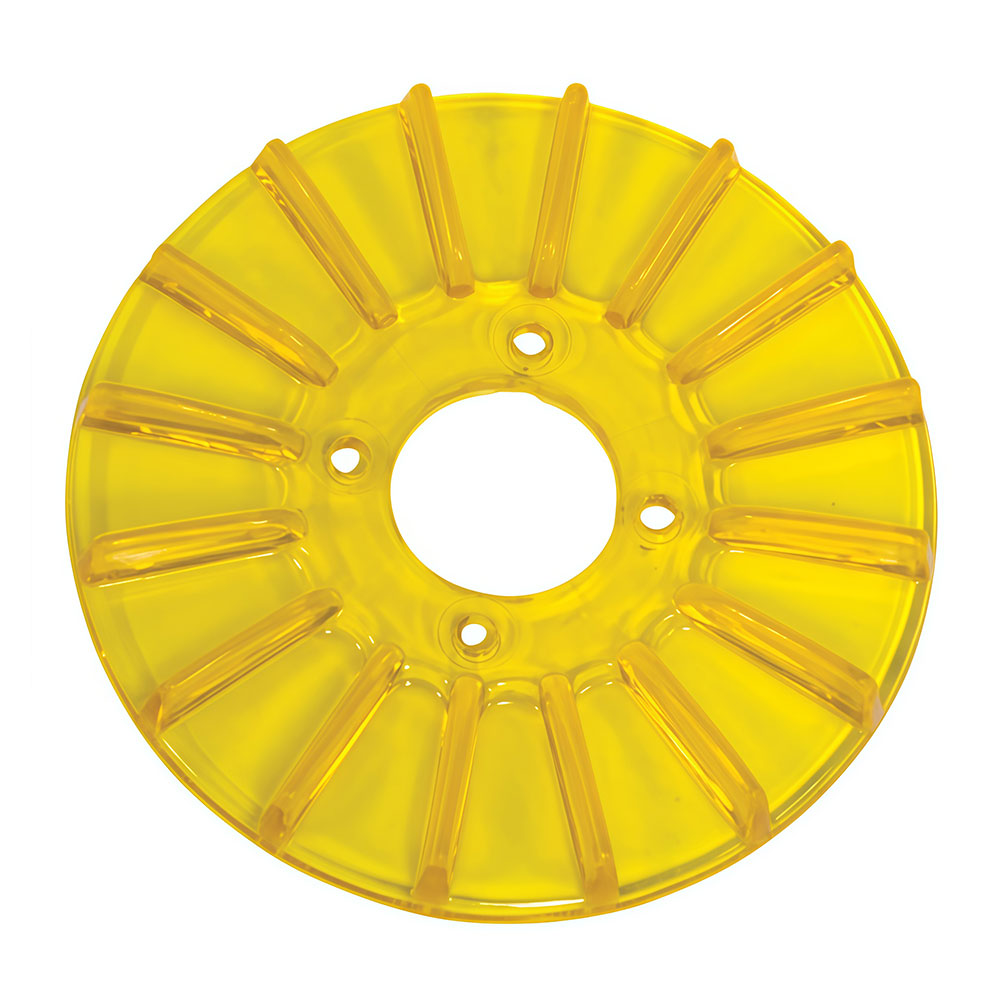 VW Finned Alt/Gen Pulley Cover, Gold