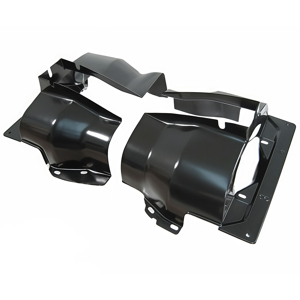 VW Cylinder Tin - Dual Port Shrouds - Black