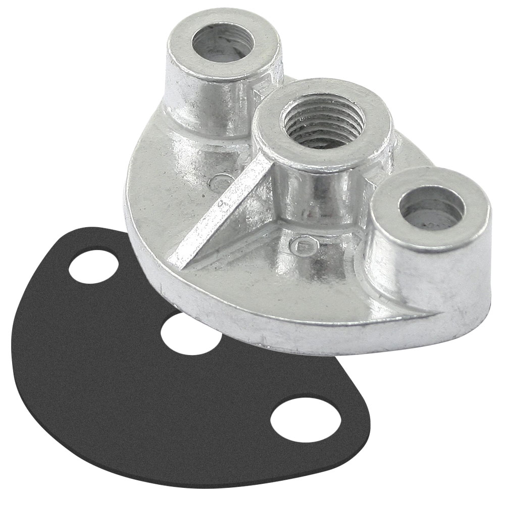 VW Fuel Pump Block Off - with Threaded Boss