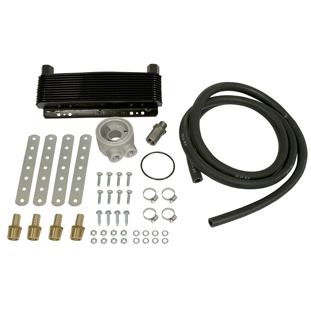 EMPI Universal Oil Cooler Kit - Competition - 24 Plate - with Sandwich Adapter
