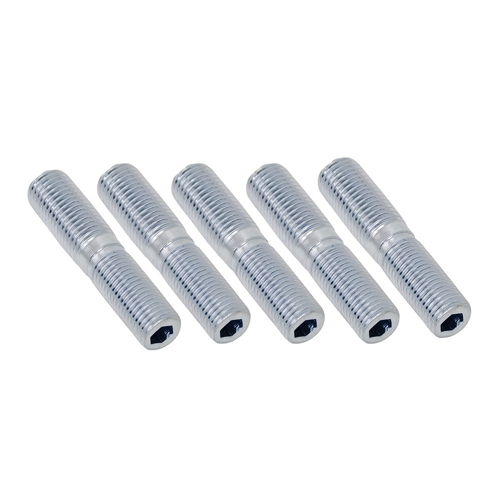 12x1.5mm to 7/16x20 - Thread-in 58mm Long Wheel Studs - 5 Pieces