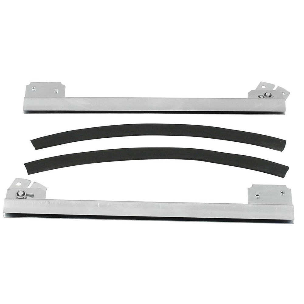 VW Window Channels - Dual Lift Rail - Pair - 1965-Early 1968 Beetle
