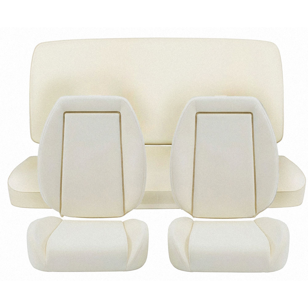 1956-64 VW Beetle & Super Beetle Sport Contoured Seat Padding - Front & Rear