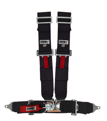 Crow 4-Point Restraint - 3" Lap X 3" Latch & Link Shoulders