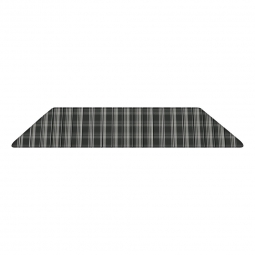 VW Rear Speaker Tray - No Holes - Plaid - 1952-77 Beetle - Super Beetle Sedan