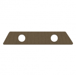 VW Rear Speaker Tray - 5.25" Holes - Tweed - 1952-77 Beetle - Super Beetle Sedan