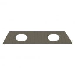 VW Rear Speaker Tray - 6x9" Holes - Vinyl - 1950-79 Beetle -Super Beetle Convertible