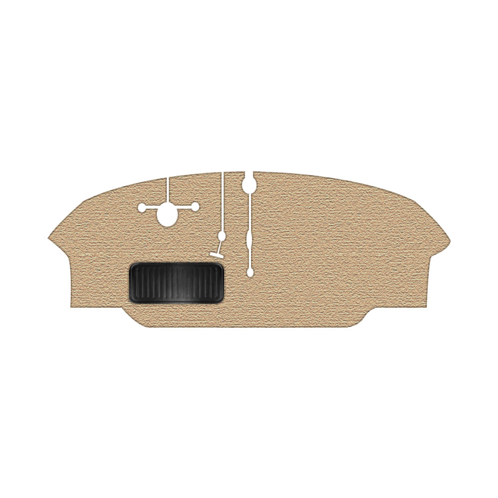 1973-1979 VW Bus Carpet Kit - Front - Bucket or Bench Seat - Oatmeal Loop
