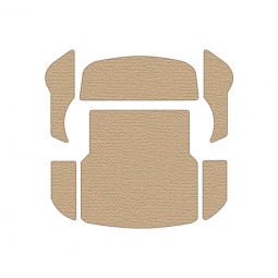 1966-1974 VW Fastback Carpet Kit - Rear Cargo - Oatmeal Loop