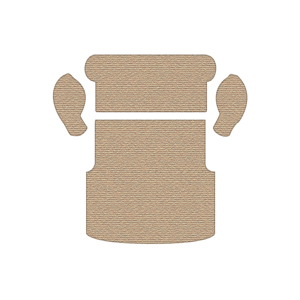 1961-1974 VW Notchback Carpet Kit - Rear Cargo - German Squareweave