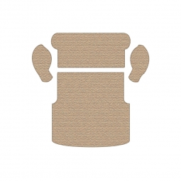 1961-1974 VW Notchback Carpet Kit - Rear Cargo - German Squareweave