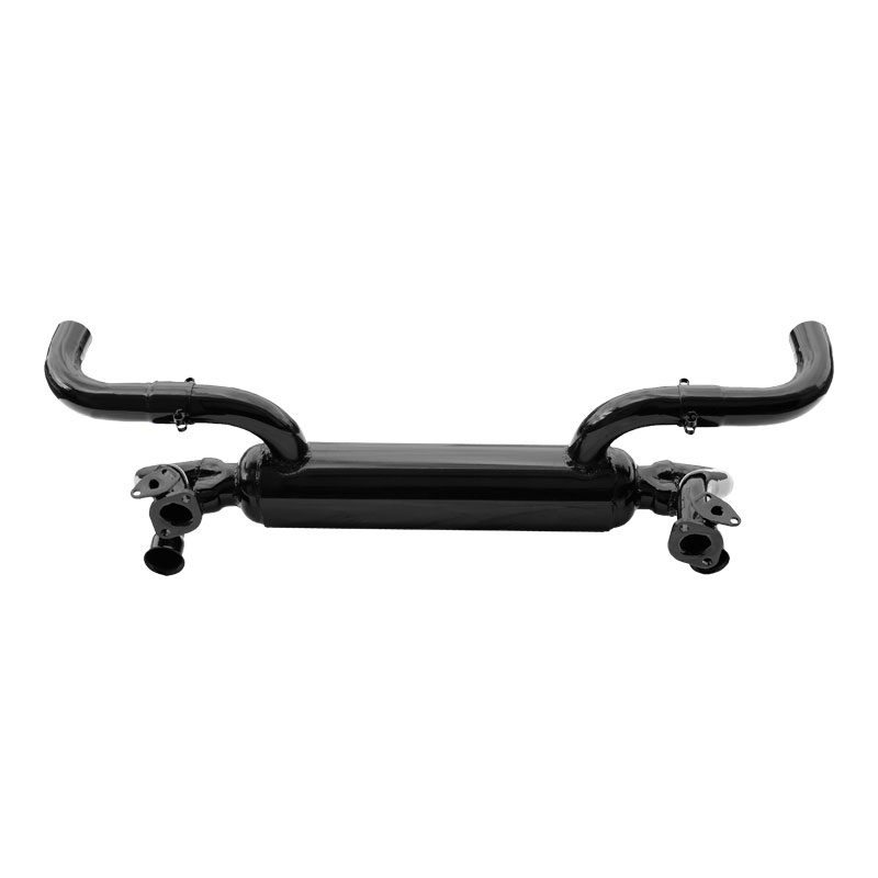 3425 - VW Two Tip Exhaust System, Black, Thing, 1973-1974