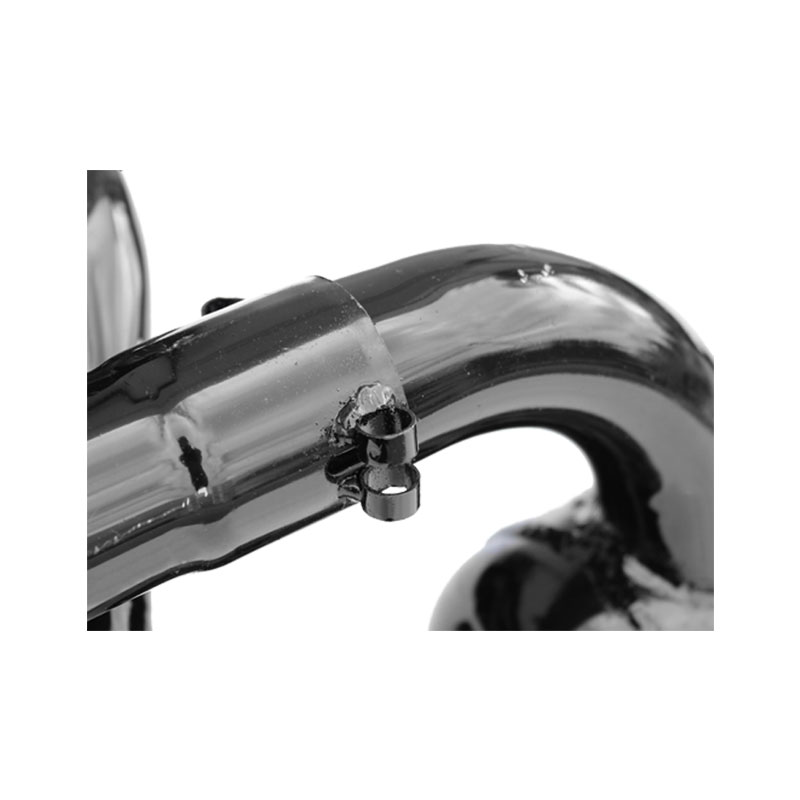 3425 - VW Two Tip Exhaust System, Black, Thing, 1973-1974