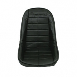 EMPI Black Square Seat Cover for Low Back Plastic Bucket Seat