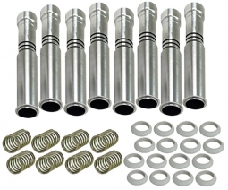 JayCee VW Pushrod Tube - Double O-Ring Sealed - Spring Loaded - High Performance Aluminum - 8 Set