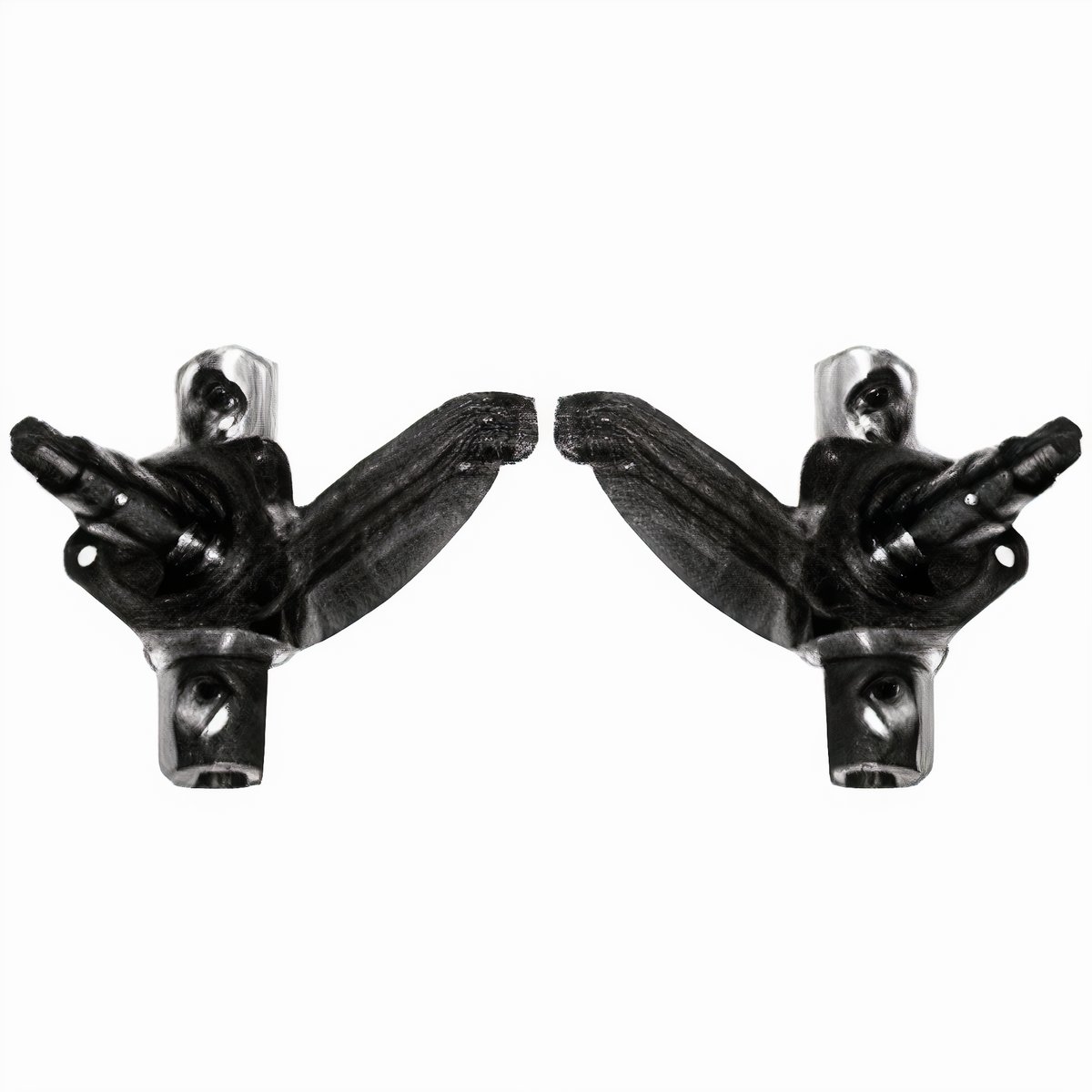 VW Link Pin Combo Spindles for International Tie Rods - Pair