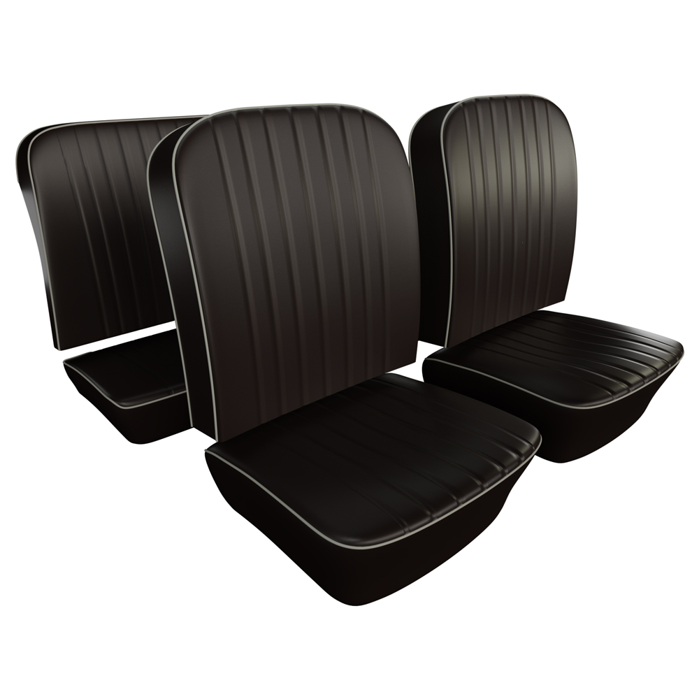 43-1122-Classic - 1956-1957 VW Beetle Seat Upholstery - Front
