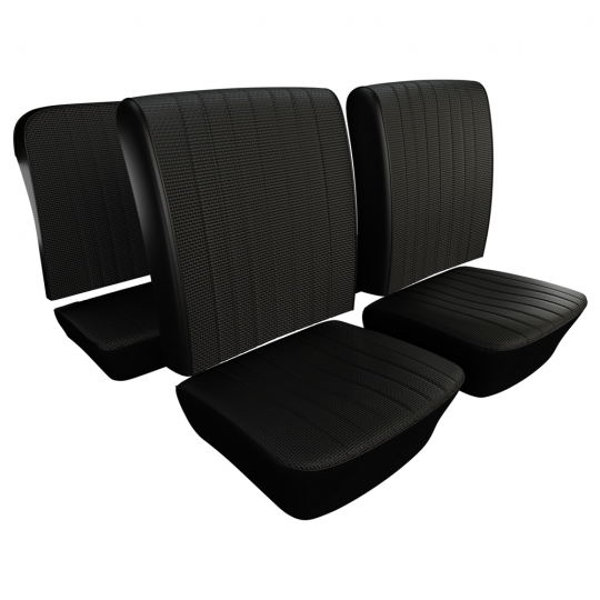 Mid America Motorworks 4-Piece Black Door & Quarter Panels For 1965-77 VW Beetle Sedan
