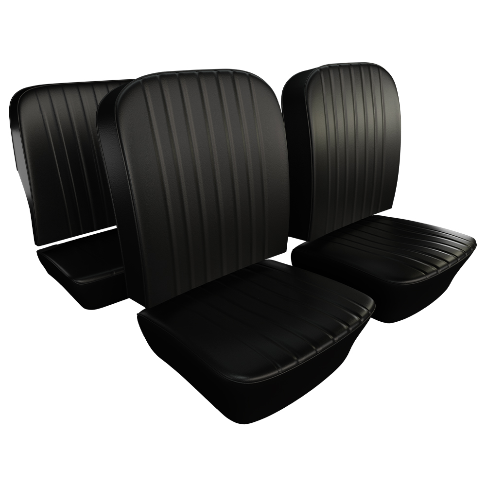43-3121-Smooth - 1964 VW Type 3 Squareback Seat Upholstery - Front
