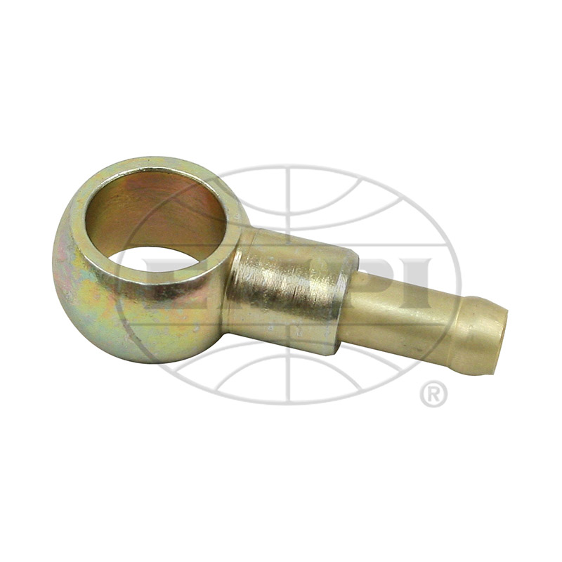 VW Banjo Fitting with Press in 1/4" Barb - EPC 48/51