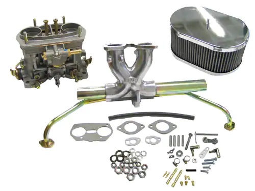 VW Carburetor Kit w/ Air Cleaner - Single 40 IDF
