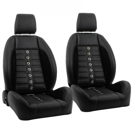 Low Back Bucket Seat Covers No Headrest Velcromag