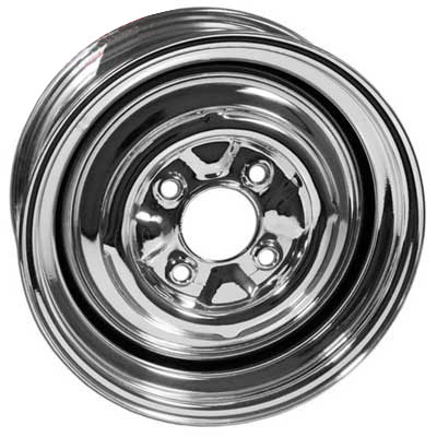 4 Lug VW Wheel, Chrome Smoothie 4x130 15x4.5" Wide - 500-773