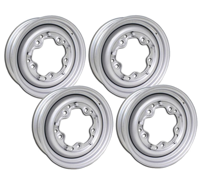 5 Lug VW Wheels, Silver Smoothie 5x205 15x5.5