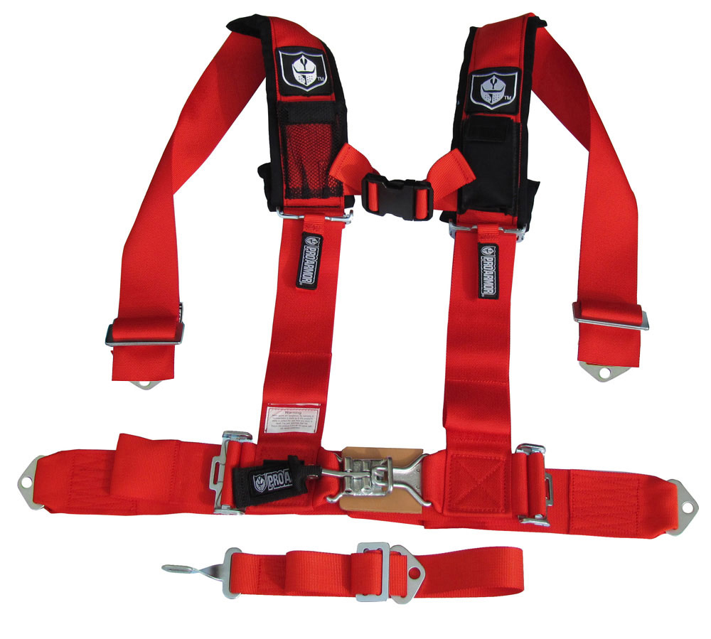 Pro Armor Seat Belt A115230REDsilver