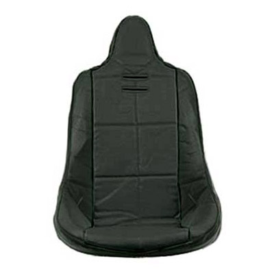 High Back Seat Cover - Black w/Square Pattern - Each