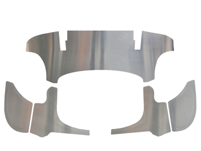VW Karmann Ghia Firewall Kit - Aluminum - 5 Pieces